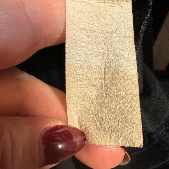 Crimson Ivy Babydoll Short Dress Sz L Deep V Neck Graphic Print Y2K Stretchy - Picture 9 of 11